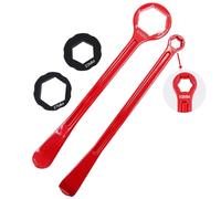 Herramienta Universal para neumáticos de Motocross, Palanca, Cuchara, Llave para Eje, Cambio de neumáticos Compatible con de Motocicleta EXC CRF YZ(Red Tire Lever)