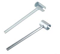 Herramienta útil para alinear bisagras de bandera en puertas cortafuegos con soporte para tamaños de 15-18,5 mm, 19-22,5 mm y 19-24,5 mm (19 mm + 23 mm)