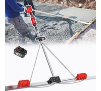 Herramienta Vibratoria Para Solera De Hormigón, Con 1 Batería, Pantalla Digital + 9 Velocidades, Inalámbrica/Arranque Con Una Sola Tecla, Para Colocación De Suelos Y Cimientos,B