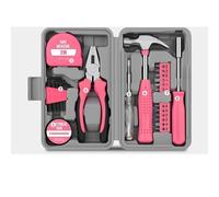 herramientas 13-Pcs Household DIY Tool Kit for Women Compact Tool Box Set with Essential Starter Tools for Home Projects grande(24piece)