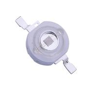 Herramientas 3 W chip LED lámpara de perlas UV de alta potencia 365 390 380 395 400 410 420 430 nm endurecimiento de la lente de silicona, solidificación, antifalsificación 100 piezas (UV 410-420 nm)