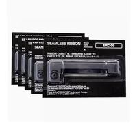 Herramientas 5 uds Cinta sin Costuras ERC-09 ERC09 ERC09B for Uso Compatible con Epson M160 M180 M190 M191G M163 M164 M181 M182(ERC-09 Black)
