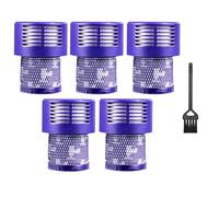 Herramientas compatibles con 1 2 3 5 Piezas Filtro Hepa de Aire Lavable Compatible con Dyson V10 Compatible con DysonV10 Sv12 Cyclone Animal Absolute Total Clean Aspiradora Inalámbrica