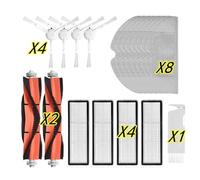 Herramientas compatibles con Certer Rodillo principal + cepillo lateral + filtro Hepa + paño de fregado compatible con Xiaomi 1C 1 C Sweeper Robot Vacuum Mop Mijia C1 Accesorios
