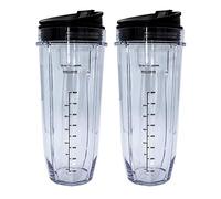 Herramientas compatibles con Vaso de 32 onzas con tapa sellada Piezas de repuesto y accesorios Ninja compatibles con Nutri Ninja Auto-IQ 1000W y licuadora dual