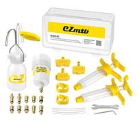 Herramientas de Aceite Mineral CYCEARTH Bicicletas Disco hidráulico de Frenos Dot Kit de Purga para Shimano, SRAM, AVID, TEKTRO, MAGURA, Tekro, Reparación MTB Bici del Camino de Frenos (Upgraded)