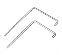 Herramientas de ajuste de ventana, juego de 2 piezas, para brocas Torx 15 y hexagonales de 4 mm, construcción de acero de alta resistencia, diseño resistente al desgaste, para reparación de ventanas