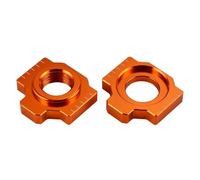 herramientas de alineación de cadenas 2x Ajuste para K&TM 690 SMCR 690 Ajuste para Enduro R 790 Ajuste para Duke 890 Adventure R 990 Bloques de eje Ajustadores de cadena(For 950)