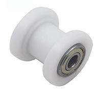 herramientas de alineación de cadenas Ajuste para Honda CRF CR XR apto para motocicleta Kawasaki ATV 8mm 10mm guía de rueda tensora deslizante cóncava de cadena(White 8mm)