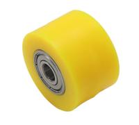 herramientas de alineación de cadenas Ajuste para motocicleta Enduro, Motocross, cadena de transmisión de 8mm y 10mm, polea de rodillo, deslizador de rueda, guía de rueda tensora(10mm yellow)