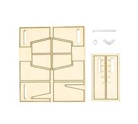 Herramientas de amarre de ojos muertos, accesorios ajustables para kit de modelo de barco de madera