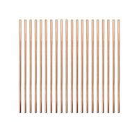 Herramientas de barra acero inoxidable for pajitas, reutilizables metal, for beber té burbujas, tubos for bebidas 64(Rosegold20pstraight)