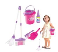 Herramientas de barrido para niños: Mini Househole Finge Set, Toys Indoor Helper, Kit realista de Pincel DustPan | Desarrollo interactivo de habilidades motoras de actividad para niños pequeños, tarea