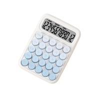 Herramientas De CáLculo Calculadora De Oficina Multifuncional Básica Escritorio con Pantalla LCD 12 Dígitos Adecuadas para Colegio Y Hogar(Blue)