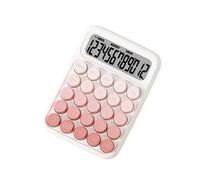 Herramientas De CáLculo Calculadora De Oficina Multifuncional Básica Escritorio con Pantalla LCD 12 Dígitos Adecuadas para Colegio Y Hogar(Pink)