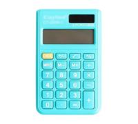 Herramientas De CáLculo Calculadora Electrónica LCD De 8 Dígitos con Pantalla Grande, Doble Potencia, Función Estándar, Solar For El Hogar Adecuadas para Colegio Y Hogar(Blue)