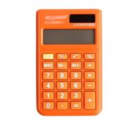 Herramientas De CáLculo Calculadora Electrónica LCD De 8 Dígitos con Pantalla Grande, Doble Potencia, Función Estándar, Solar For El Hogar Adecuadas para Colegio Y Hogar(Oranje)
