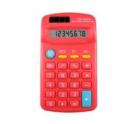 Herramientas De CáLculo Calculadora Portátil Multifuncional De 8 Dígitos con Pantalla LCD For La Oficina Y El Hogar Adecuadas para Colegio Y Hogar(Rot)