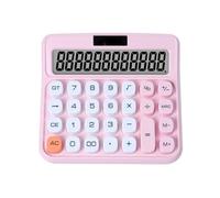 Herramientas De CáLculo Calculadora Solar con Pantalla De 12 Dígitos Adecuada For Uso En La Oficina Y El Hogar Adecuadas para Colegio Y Hogar(Pink)