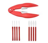 Herramientas de cangrejo para comer, galletas y herramientas de langosta, Herramientas para langosta Pinzas de cangrejo, 9x suministros de cocina herramientas para patas de cangrejo, herramientas para