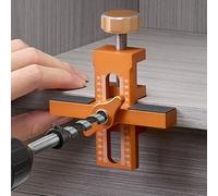Herramientas de Carpintería, Montaje en la Puerta del Gabinete Montaje de la Puerta del Gabinete Posicador Instalación Aluminio Ajustable Nivelador Carpintería con Agujero Reboteador 7 a 40 Mm
