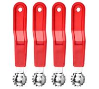 Herramientas de Corer de tomate 4pcs, Córer de tomate de acero inoxidable con mango cómodo, cajón de fresa fácil de limpiar para sandía de cereza de frutas