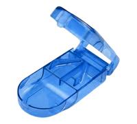 Herramientas de cortadora de tabletas, divisor de píldoras de viaje divisor de batería de viaje portátil, tobogán resistente al desgaste, herramienta de brillo de tableta para viajar, vida diaria