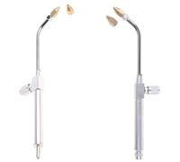 Herramientas de corte de soldadura con interruptor reemplazado de forma flexible doble para soplete de cabeza, herramientas de boquilla de cobre para electrónica, inalámbrica, alimentadas por batería