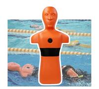 Herramientas De Enseñanza For La Prevención De Ahogamientos, Maniquí De Rescate Acuático Amarillo/Naranja, Modelo De Salvavidas For Piscina,Drenaje Rápido(Orange)
