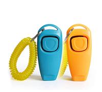 Herramientas de Entrenamiento para Mascotas, 2 uds., Clicker Suave y Silbato para una Comunicación Efectiva, Herramientas de Entrenamiento Portátiles para Perros y Gatos