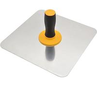 Herramientas de enyesado, paleta de yeso, placa de aluminio duradera, paleta de enyesado, tablero de mano con mango de agarre cómodo, herramienta de enyesado de halcón for paneles de yeso for construc