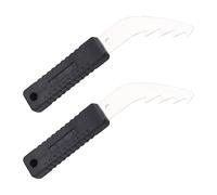 Herramientas de escarda para la jardinería, 2 piezas robusto manual de malezas, herramienta de escarda con mango ergonómico | Para desarraigar, césped, jardín, raíz, grieta, columna, cuidado de