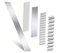 Herramientas de escultura de polímero: juego de cuchillas de corte de arcillas, cortador flexible recto ondulado, kit profesional de cortador de manualidades con borde de precisión afilado, uso de