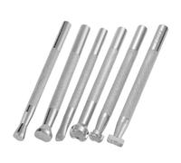 Herramientas de estampación de cuero: silla de trabajo de talla de 9,5 cm | Sello de letra, Kit de punzón de sello de estampado de cuero, 6 piezas de plantillas de fabricación de sillín de trabajo