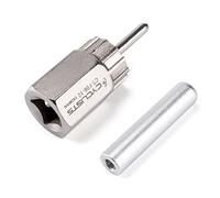 Herramientas de extracción de casetes - Látigo de cadena y anillo de bloqueo, instalar o extraer casetes/ruedas libres Shimano HG, bicicleta de montaña/carretera, 7 8 9 10 11 velocidades (CT-F06-12)