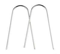 Herramientas de extracción estéreo estilo U, construcción de acero inoxidable para extracción de radio de coche DIN doble sin modificación de tablero