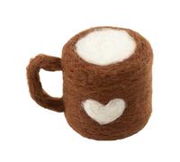 Herramientas de fieltro suave para fotos de bebé, pantuflas compactas, taza de café y accesorios para teléfono para recién nacidos, accesorios de fieltro para retratos de recién nacidos