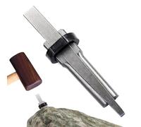 Herramientas de fragmento de | Metal Stone Wedge, una herramienta indispensable para albañiles y aventureros. Con el divisor de piedra puede dividir la piedra rápida y fácilmente o el tamaño de l