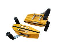 Herramientas de granito de abrazaderas con doble mano for la herramienta de elevación de losa de piedra de cristal con goma for mármol de cerámica(2PCS)