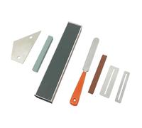 Herramientas De Guitarra Juego De Herramientas Para Guitarra Piedra De Afilar Regla Niveladora De 20 Cm Lima De Trastes Junta Combinada