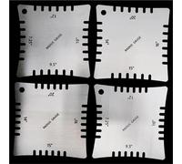 Herramientas De Guitarra Luthier 4 Medidores De Radio Con Muescas Para Guitarra Para Medir El Radio Del Diapasón.