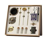 Herramientas De Incienso De Cobre Puro, 10Pcs/Set Placa De Sello Quemador De Incienso Conjunto Hecho A Mano Herramienta De Molde De Incienso De Sello De Incienso para La Meditación De Yoga