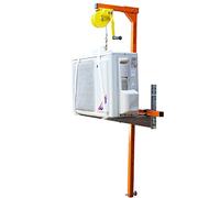 Herramientas de instalación de aire acondicionado para unidades al aire libre de desmontaje de aire acondicionado con soportes de dispositivo Mini C 1P 2P y 3P, cabrestante de mano 1C (cuerda de 20 m