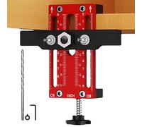 Herramientas de instalación de armarios: plantilla de hardware ajustable, manual de medición de precisión | Localizador multifuncional para carpintería, dispositivo duradero para montar el gabinete