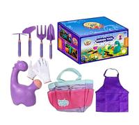 Herramientas de jardín para niños - Gira tierra plantación | Juego de 9 piezas para jardinería infantil, para balcón, jardín, césped, flores