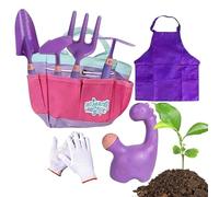 Herramientas De Jardín Para Niños: Mini Palas Y Jardineros Portátiles, Preparación Del Suelo Y Compromiso De Plantar Flores | Escenario De Colocación Para Jóvenes Jardineros Casa Patio Cor