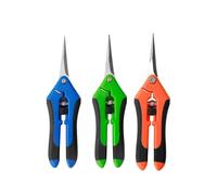 Herramientas de jardín, tijeras for bonsái, tijeras de jardinería de Metal, herramienta de poda, cortador manual, recolección de frutas, hierba, hogar en maceta, 1 ud.(Red)