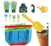 Herramientas de jardinería Infantil, Maceta Exterior, Kit de jardinería Infantil, para Chicos y Chicas Verano al Aire Libre en el Patio en el césped Jardines Playa Juego de una Granja para Jugar
