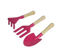 Herramientas de jardinería, Juego de herramientas de jardinería, suministros de jardinería de servicio, herramientas manuales portátiles multifuncionales for jardinería al aire libre(Pink)