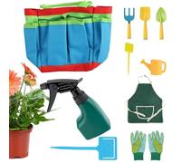 Herramientas de jardinería para niños - Maceta Exterior,Kit de jardinería Infantil | para Chicos y Chicas Verano al Aire Libre en el Patio en el césped Jardines Playa Juego de una Granja para Jugar